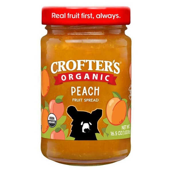 Organic Peach Fruit Spread