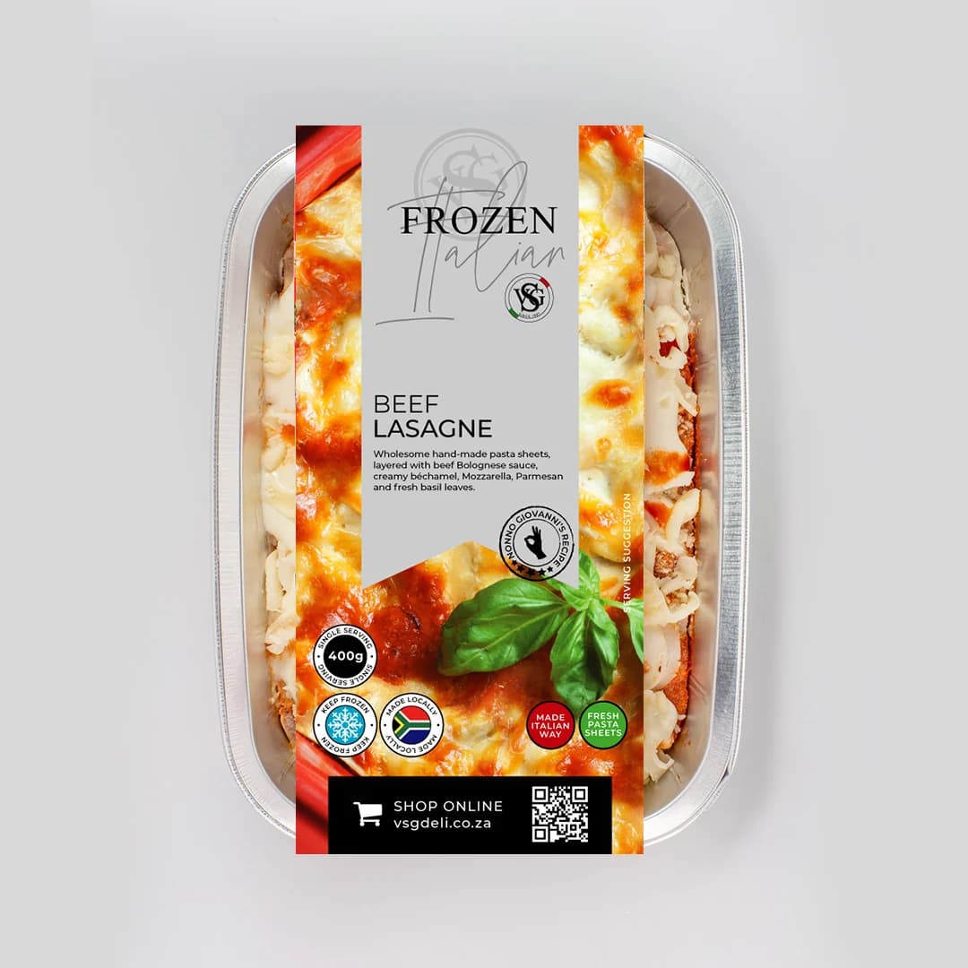 Beef Lasagne Ready-to-Eat-Meal 